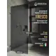 Душевая перегородка Doccia GLASS890ks/GRMT/2BR 89x195см бронза профиль