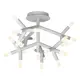 Люстра потолочная светодиодная iLedex FS-017-X25 WH, 29 м², цвет белый