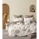 Комплект постельного белья Tango Dream Fly 2-спальный полисатин наволочки 50x70 - 2 шт цвет белый/коричневый DF02-546-50