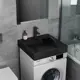 Раковина на стиральную машину BAUEDGE MY2007B цвет черный
