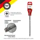 Бур по бетону Kranz KR-91-0810, 10x210 мм, 1 шт