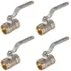 Кран шаровой прямой СТМ CWFFH034K04 DN20 PN40 3/4" ВР латунь ручка рычаг