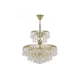 Люстра подвесная Arti lampadari Mineo gold Al_mineo_e_1.5.40.101_g 5 лампа 11.1 м² цвет золото, прозрачный