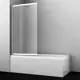 Ширма на ванну WasserKRAFT Main 41S02-100L Matt glass 140 см