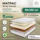 Матрас All'perrino Sicily Dante Sic22/80/160Dn 80x160x22 см беспружинный 1-спальный