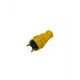 Вилка Itok i-KI-KV-ICONNECT-1PEN-IP44-YELLOW 220-250 В с заземлением цвет желтый