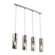 Светильник подвесной Toplight Ilene Tl1628h-04sn 4 лампы 12 м² цвет серый