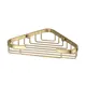 Полка металлическая WASSERKRAFT K-733BRUSHED GOLD матовое золото