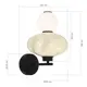 Настенный светильник светодиодный St Luce Sl6134.411.01 нейтральный белый свет цвет черный