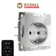 Розетка Wi-Fi Werkel W1171606 цвет серебряный