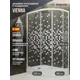Душевой уголок Belgranio Vienna Br0000061780 ассиметричный с поддоном 120x80см профиль белый эффект стекла структурный
