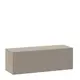 Навесной шкаф Трия 90x31 см ЛДСП цвет баттл рок/стекло светлый stone st