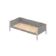 Кровать Solarius tahta-obiv-rs15-80-190plat Тахта односпальная Классика 90 x 63 x 200 см двп цвет светло-серый/платиновый
