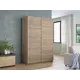 Шкаф-купе Мебельная компания е1 500425 230x120х57 см 8 полок лдсп цвет сонома