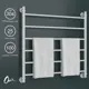 Полотенцесушитель водяной лестница Onix Classic white 80x80 см нижняя подводка нержавеющая сталь цвет белый