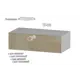 Полка Furnistyle 11868 81x25x42 см ЛДСП цвет светлое дерево, мокко