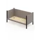 Кровать Solarius Тахта реечное основание 100 x 101 x 200 см дерево цвет мокко мусс;черный оникс