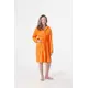 Банный халат Everliness 401-146-М размер 11 лет цвет оранжевый/медный