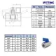 Кран шаровой прямой Ifitting MG-BMF10/4 DN10 PN64 3/8" ВР нержавеющая сталь ручка рычаг