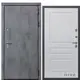 Входная дверь Diva 48 205x96см правый цвет белый софт Д13/бетон