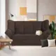 Диван раскладной Cityhd Прямой диван 205x95x95 см велюр цвет коричневый