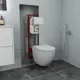 Комплект BAUEDGE NEO45700-BL0002-Q00006 6 в 1: инсталляция, унитаз безободковый Dream 53, сиденье микролифт, кнопка Hotel белый глянец