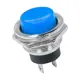 Выключатель-кнопка Rexant RWD-306 металл 250 В 2А 2с off-on Ø16.2 синяя