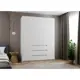 Шкаф распашной Клик мебель 160.4x210x50.4 см ЛДСП цвет белый