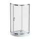 Душевой уголок Am.pm Like W83UG-315-090MT 1/4 круга 90x90см серебро профиль эффект стекла без покрытия