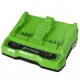 Зарядное устройство Greenworks G24X2UC2 в комплекте с перчатками
