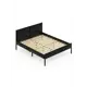 Кровать Solarius Kr160loft-ser-black 165 x 90 x 206 см сосна цвет серый