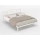 Кровать Стиллмет Дарина 185 x 77.5 x 206 см металл цвет белый