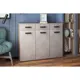 Комод Клик мебель 6537394 3 ящика 120x45x98.5 см ЛДСП цвет белый