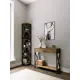 Консоль Make mebel 90x77x30 см ЛДСП цвет темно-коричневый