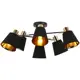 Люстра потолочная Illumico Il6116-6cou-79 bk gd abelie 6 ламп 36 м² цвет черный