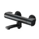 Смеситель для ванны AM.PM F85A50022 X-Joy с термостатом черный матовый