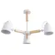 Люстра потолочная ARTE LAMP OSCAR 3 лампы 6 м² цвет белый