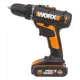 Дрель-шуруповерт аккумуляторная Worx WX101.2, 20 В Li-Ion 1x2 Ач