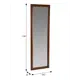 Зеркало с рамой Ifers 118x34 см Селена средне-коричневый