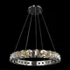 Светильник подвесной светодиодный Loft It Tiffany 10204-600 chrome 8.67 м² теплый белый (желтый) свет цвет хром