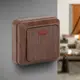 Выключатель встраиваемый Intro Quadro Б0053745 1 клавиша с подсветкой цвет венге