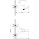Смеситель для ванны MixLine ML05-01 522144