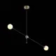 Светильник подвесной St luce Sl429.403.02 2 лампы 4 м² цвет черный