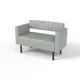 Диван Salon tron Rain divan_rain_14 116x82x51 см искусственная кожа цвет экокожа серая