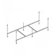 Каркас для ванны AM.PM Gem W90A-160-070W-R 160x70 см