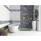 Плитка настенная LB Ceramics Кампанилья 1041-0253 40x20см цвет серый, цена за упаковку