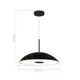 Светильник подвесной светодиодный St Luce Lido Sl6128.403.01 8 м² теплый белый (желтый) свет цвет черный