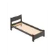 Кровать Solarius Мишка орто основание mkr-obiv-rs17-ven80-190-orto 90 x 80 x 200 см дерево цвет темно-серый/венге