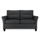 Диван Ramart design Форли 80642927 141x82x80 см искусственная кожа цвет черный