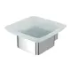 Мыльница Lemark Smooth Line с держателем хром 9741016